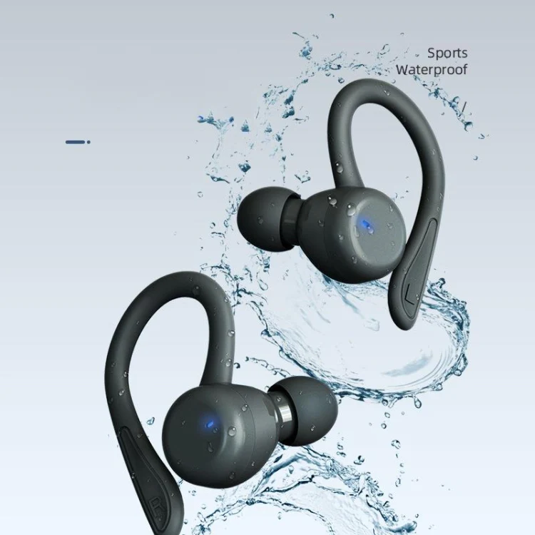 T&G T40 TWS IPX6 Waterproof Hanging Ear Wireless Bluetooth Earphones with Charging Box(Blue) - Image 7