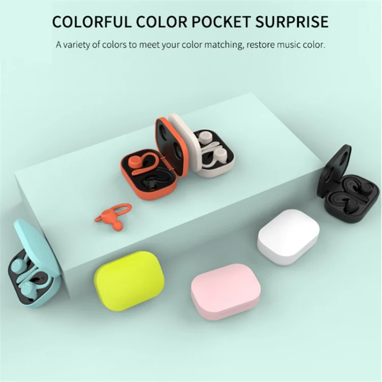 T&G T40 TWS IPX6 Waterproof Hanging Ear Wireless Bluetooth Earphones with Charging Box(White) - Image 8