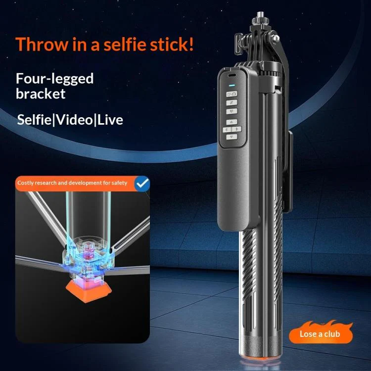 T05TK For Photography Tripod Selfie Stick Auto-Open Gimbal Stabilizer Remote Control Phone Stand - Image 7