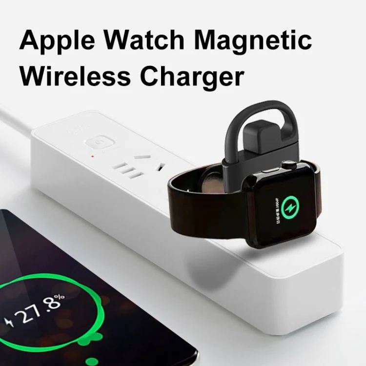 T09-A Dual USB Portable Wireless Smart Watch Charger for Apple Watch Series(White) - Image 6