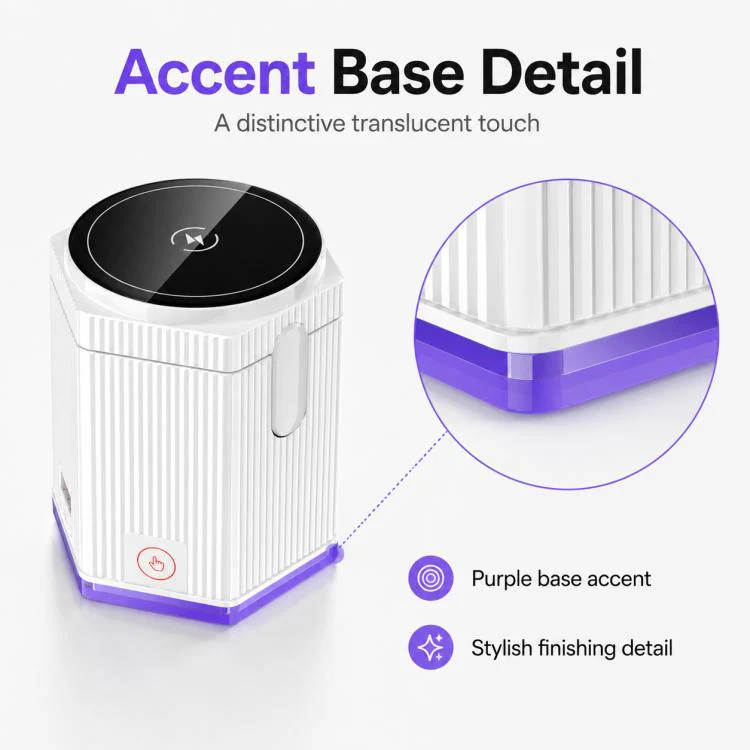 T10 15W Multifunctional Magnetic Wireless Charger Desktop Phone Stand(Orange) - Image 6