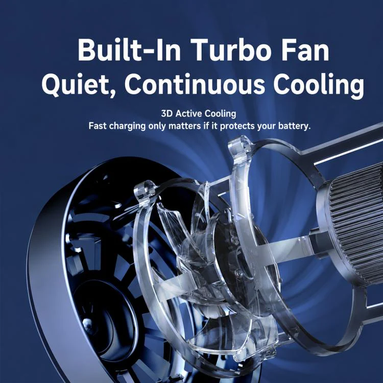 T14 Magnetic Cooling Wireless Fast Charger Car Air Outlet Holder(T14 Air-Cooled Qi 2.2 Certification) - Image 10