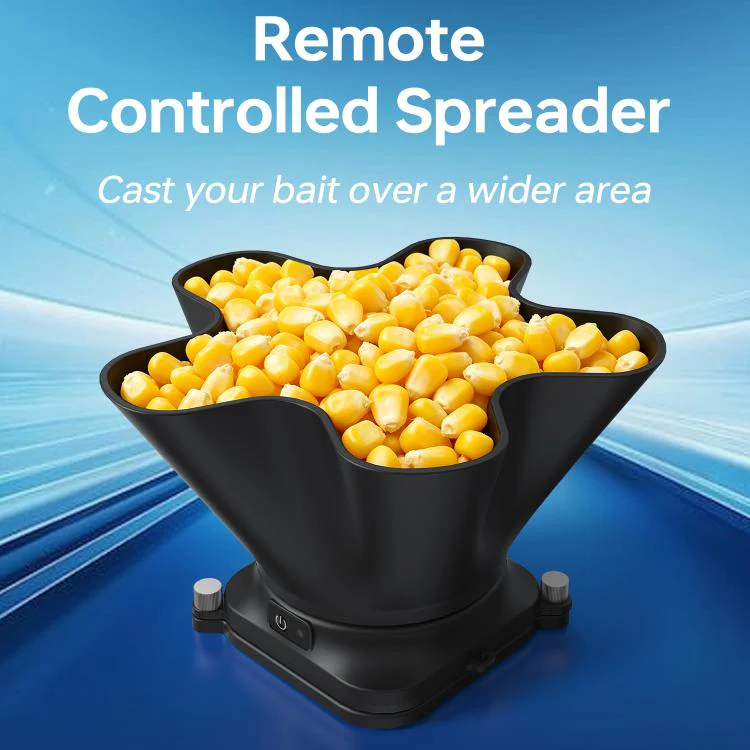 T2 Remote Controlled Feed Spreader for Fishing Bait Boats & Hook Delivery Boats(Black) - Image 7
