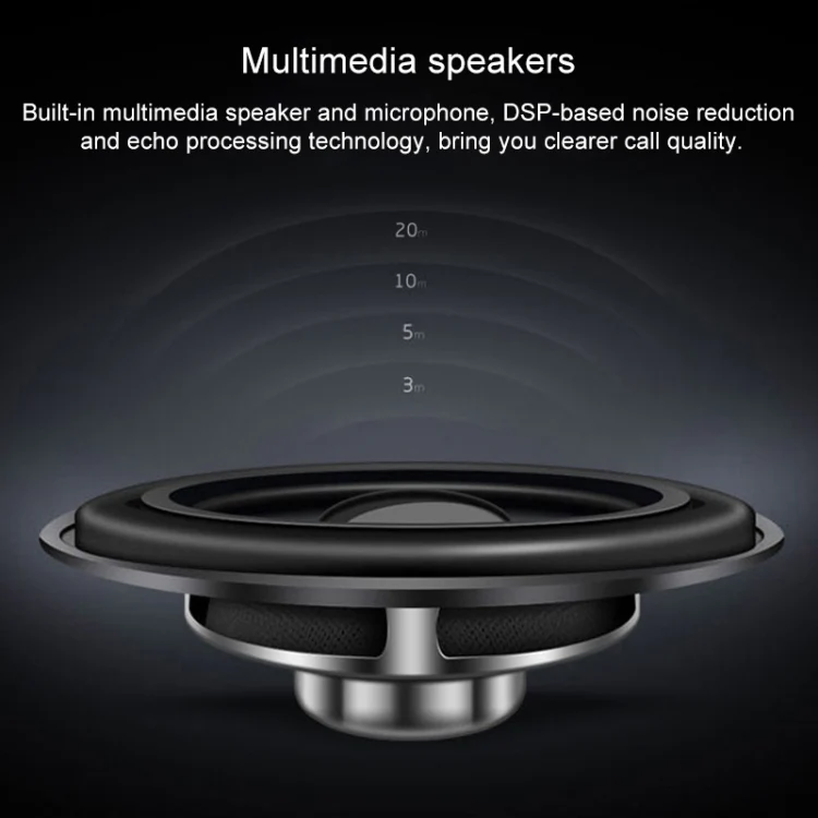 T826 Car Bluetooth Wireless MP3 Player FM Player for Sun Visor - Image 7