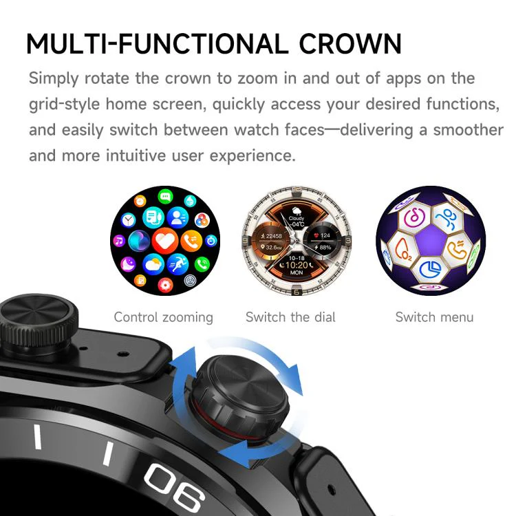 T95E 1.52-inch Display 2-in-1 Smart Sports Watch TWS Bluetooth Earphones(Black Gold) - Image 18