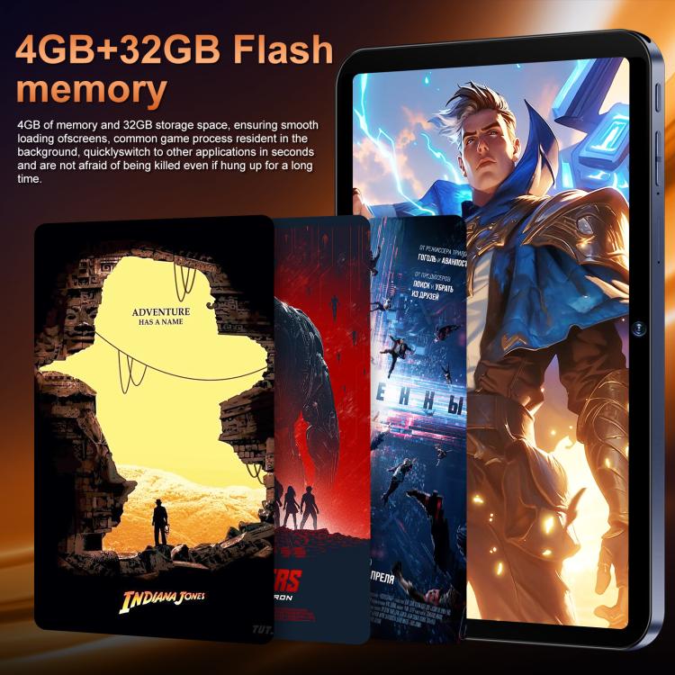 Tab 17 Pro 10.1 inch 4G LTE Tablet PC, 4GB+32GB, Android 10 MTK6755 Octa Core, AU Plug (Black) - Image 10