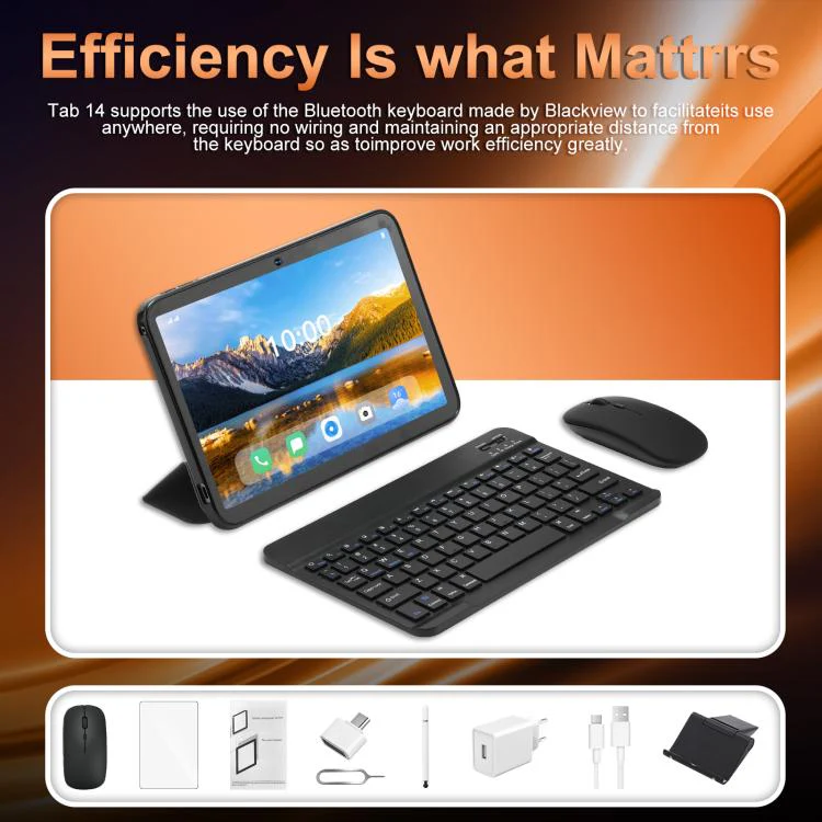 Tab 17 Pro 10.1 inch 4G LTE Tablet PC, 4GB+32GB, Android 10 MTK6755 Octa Core, AU Plug (Orange) - Image 13