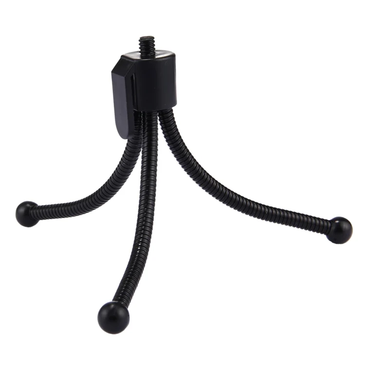 Table Portable Tripod Stand for Digital Cameras, Max Height: 120mm(Black) - Image 5
