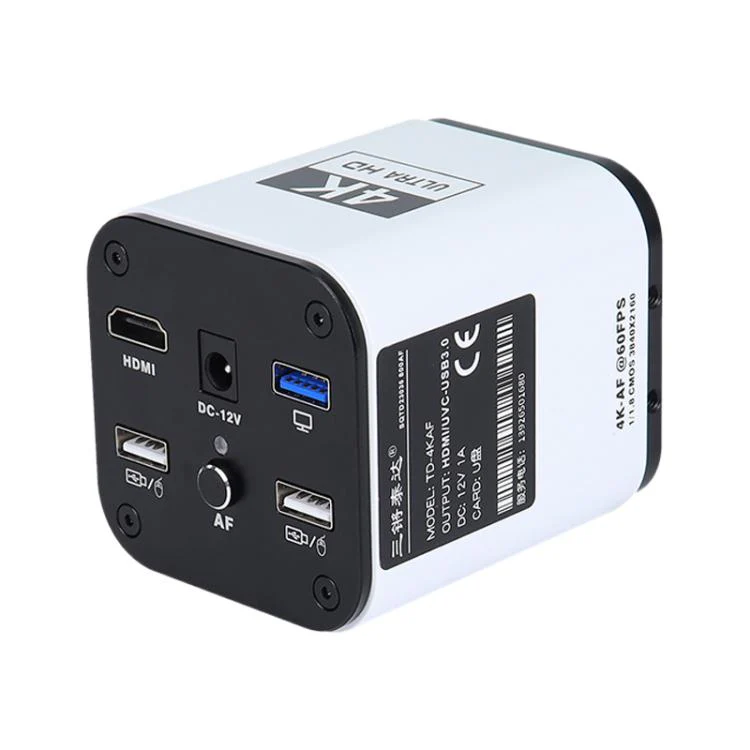 TAIDA TD-4KAF 60FPS CCD Edge Detection 4K Industry Microscope Camera, Plug:US Plug - Image 2