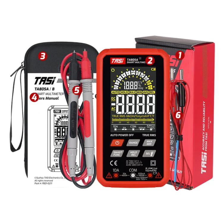TASI TA805A Battery-powered Large Screen Digital Fully Automatic Smart Multimeter - Image 15