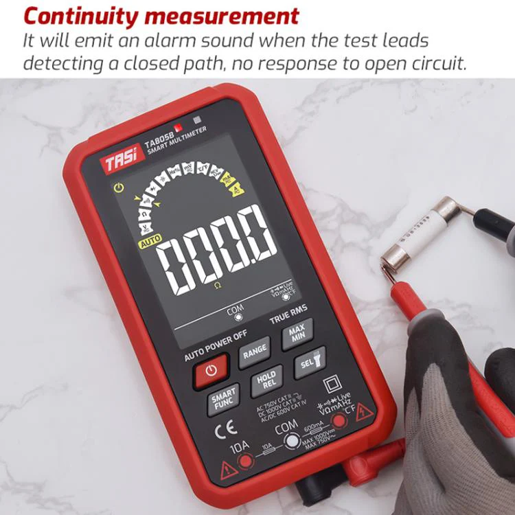 TASI TA805A Battery-powered Large Screen Digital Fully Automatic Smart Multimeter - Image 6