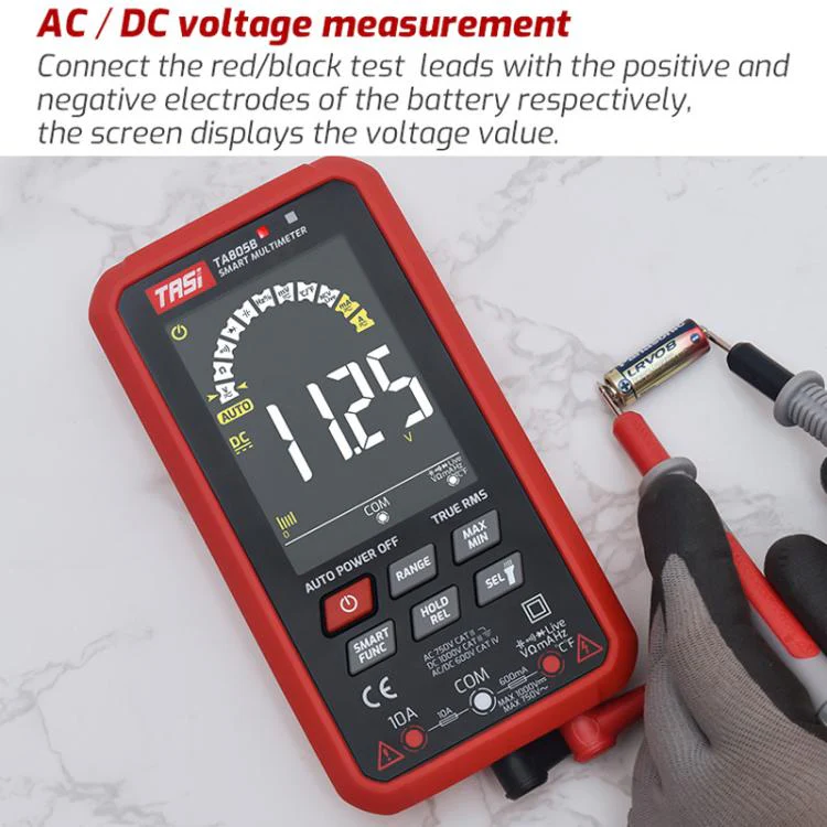 TASI TA805A Battery-powered Large Screen Digital Fully Automatic Smart Multimeter - Image 7