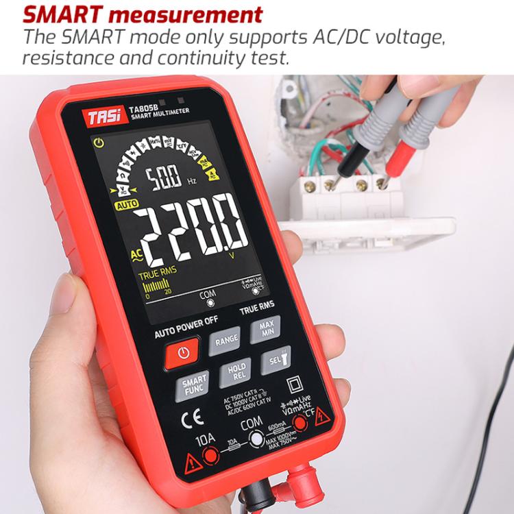 TASI TA805B Rechargeable Large Screen Digital Fully Automatic Smart Multimeter - Image 2