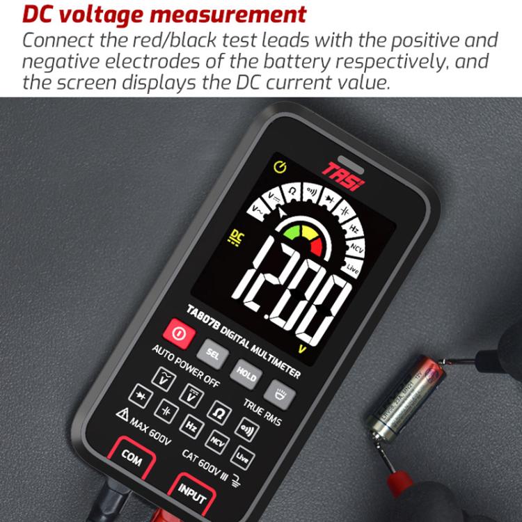 TASI TA807A Digital Fully Automatic Smart Burn-Proof Multifunction Large-Screen Multimeter Voltage Resistance Frequency Tester - Image 6
