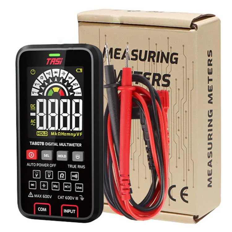 TASI TA807B With Capacitance Test Digital Fully Automatic Smart Burn-Proof Multifunction Large-Screen Multimeter Voltage Resistance Frequency Tester - Image 10