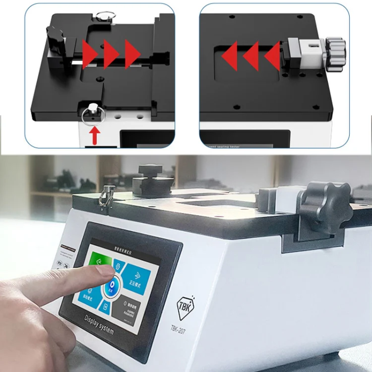 TBK-207 Portable Intelligent Air Tightness Detector Built-in Vacuum Pump(UK Plug) - Image 7