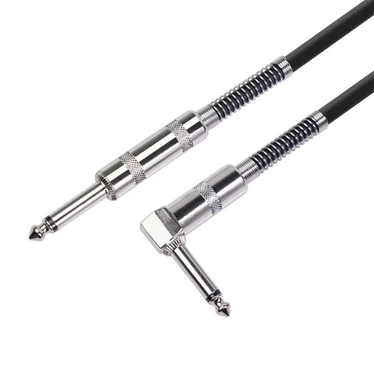 TC048SL 6.35mm Plug Straight to Elbow Electric Guitar Audio Cable, Cable Length:10m - Image 3