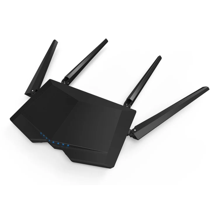 Tenda AC6 AC1200 Smart Dual-Band Wireless Router 5GHz 867Mbps + 2.4GHz 300Mbps WiFi Router with 4*5dBi External Antennas(Black) - Image 3