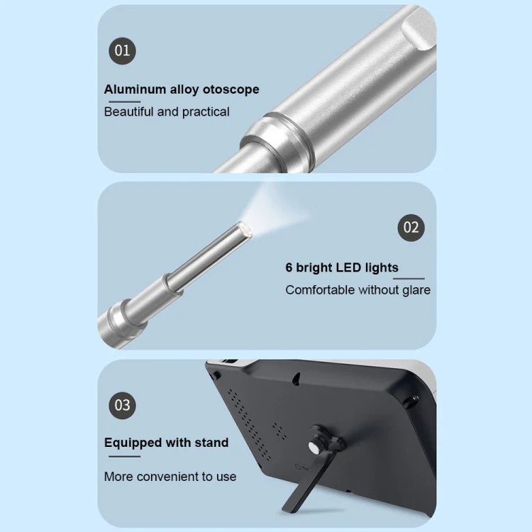 TESLONG MS450 4.5 inch HD Smart Screen Otoscope with 32GB Memory Card - Image 5