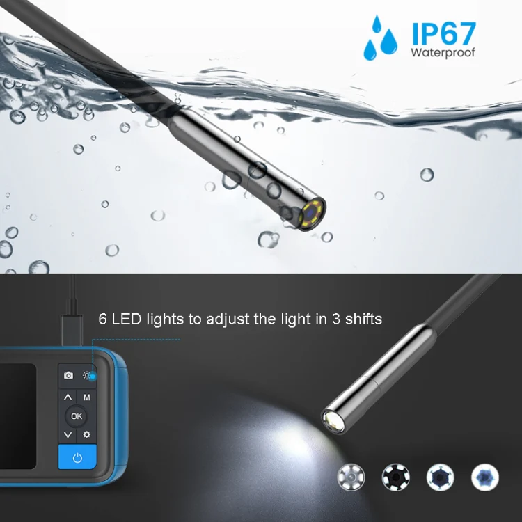 TESLONG MS450 5.5mm HD Pixel 4.5 Inch IPS LCD Screen Endoscope Auto Repair Tools, 5M - Image 8