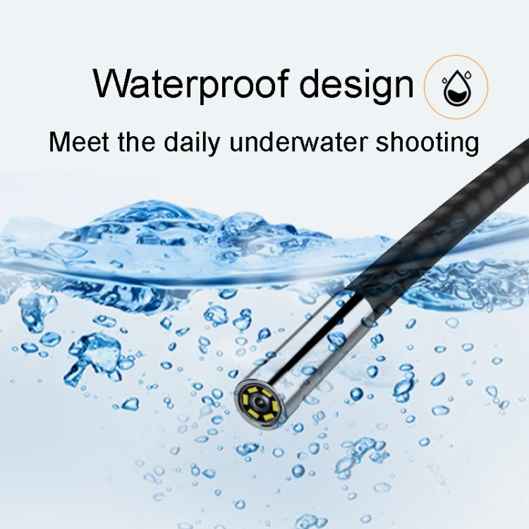 Teslong NTS300 5.5mm-3M Dual Lens Waterproof 5 Inch HD Industrial Borescope Auto Repair Tools - Image 6