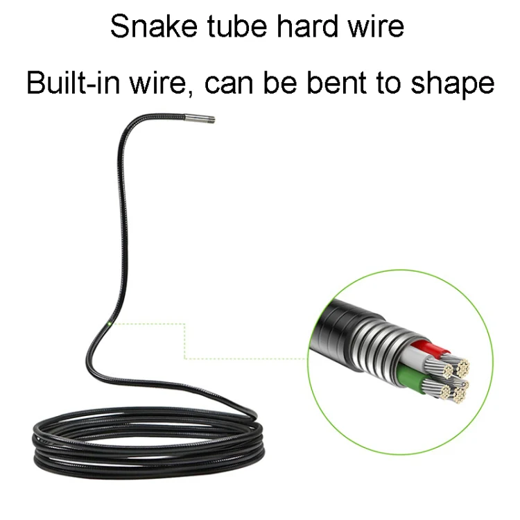 Teslong NTS500 5.5mm-3M Dual Lens 5 Inch Large Screen Industrial Pipe Borescope Industrial Inspection Tools - Image 3