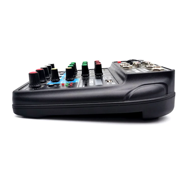 TEYUN A4 4-way Small Microphone Digital Mixer Live Recording Effector(EU Plug) - Image 3