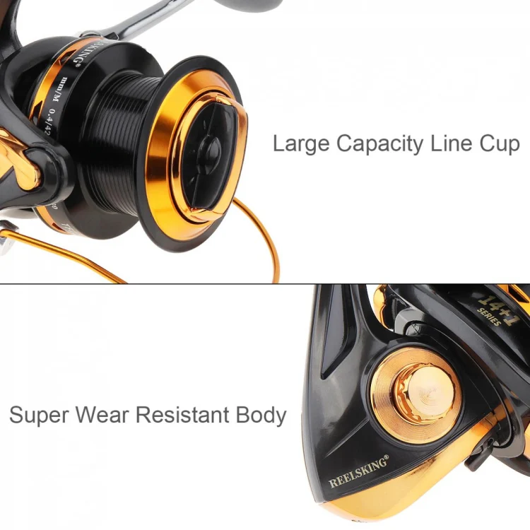 TF11000 Long-distance Casting Reel Large Gapless Sea Rod Fishing Reel Spinning Reel - Image 9