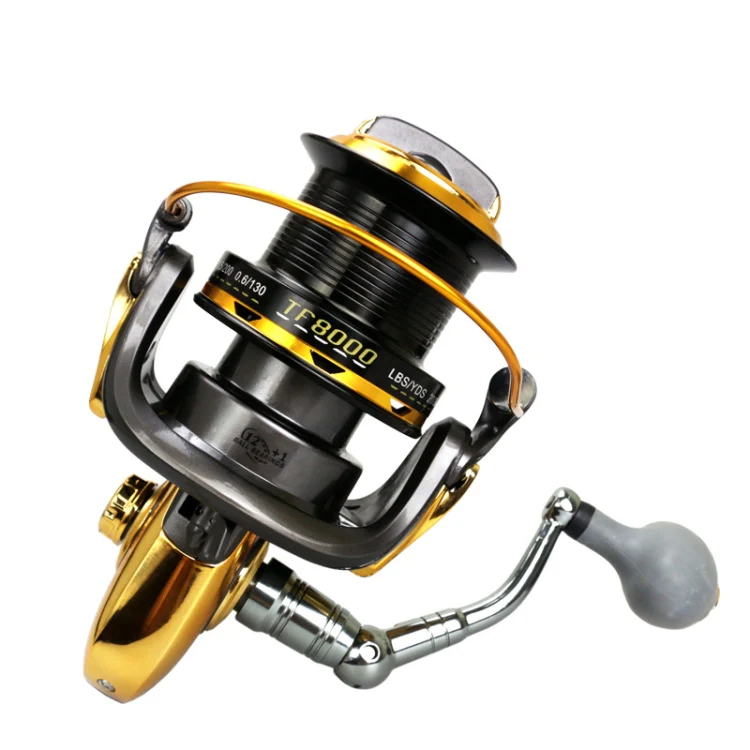 TF9000 Long-distance Casting Reel Large Gapless Sea Rod Fishing Reel Spinning Reel - Image 4