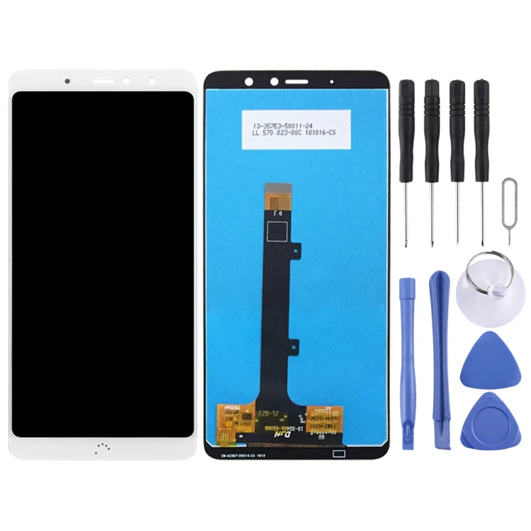 TFT LCD Screen for BQ Aquaris X2 / X2 Pro with Digitizer Full Assembly(White) - Image 2