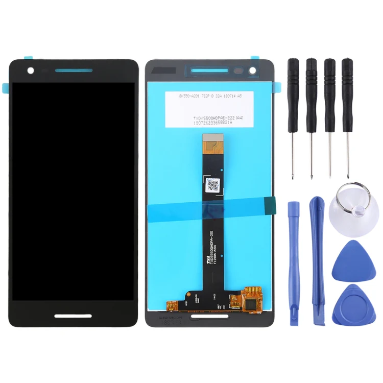 TFT LCD Screen for Nokia 2.1 TA-1080 TA-1084 A-1086 TA-1092 TA-1093 with Digitizer Full Assembly (Black) - Image 2