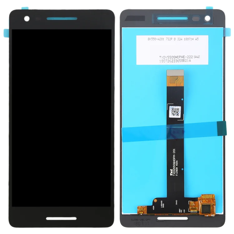 TFT LCD Screen for Nokia 2.1 TA-1080 TA-1084 A-1086 TA-1092 TA-1093 with Digitizer Full Assembly (Black) - Image 3