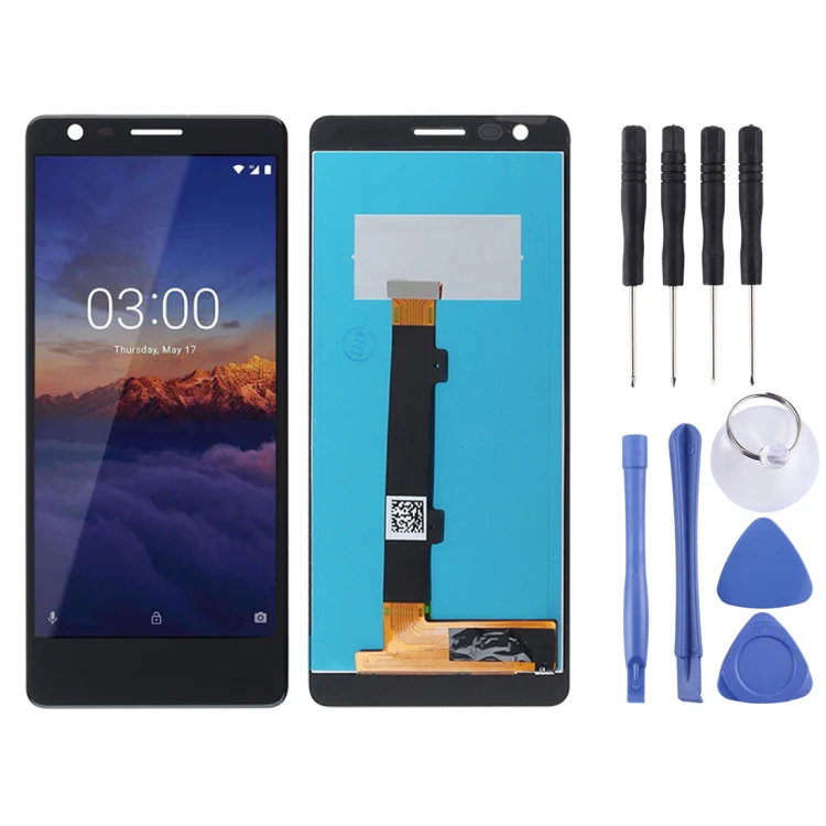 TFT LCD Screen for Nokia 3.1 with Digitizer Full Assembly (Black) - Image 2