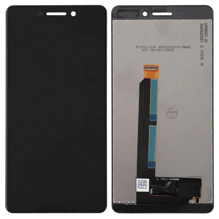 TFT LCD Screen for Nokia 6 2018 / 6.1 SCTA-1043 TA-1045 TA-1050 TA-1054 TA-1068 with Digitizer Full Assembly (Black) - Image 3