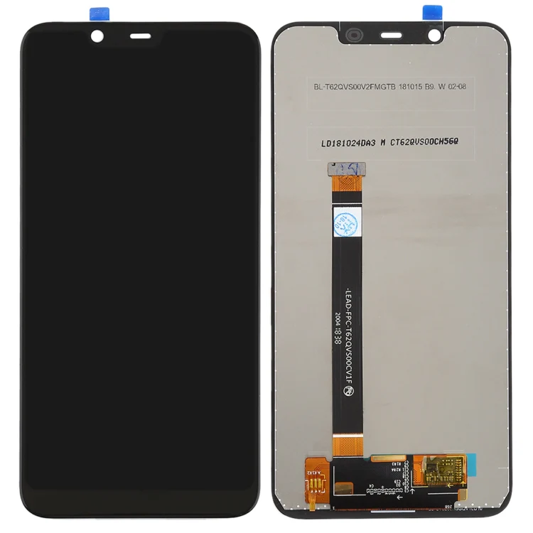 TFT LCD Screen for Nokia X7 / 8.1 / 7.1 Plus TA-1131 with Digitizer Full Assembly (Black) - Image 3