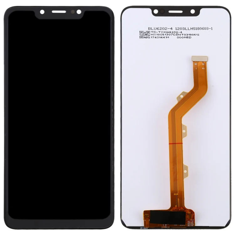 TFT LCD Screen for Tecno Spark 3 KB7 with Digitizer Full Assembly (Black) - Image 3