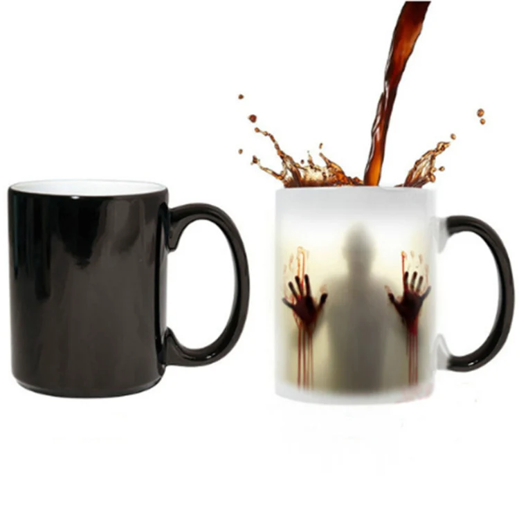 The Walking Dead Mug Color Changing Heat Sensitive Ceramic Coffee Mug 301-400ml(Black) - Image 5