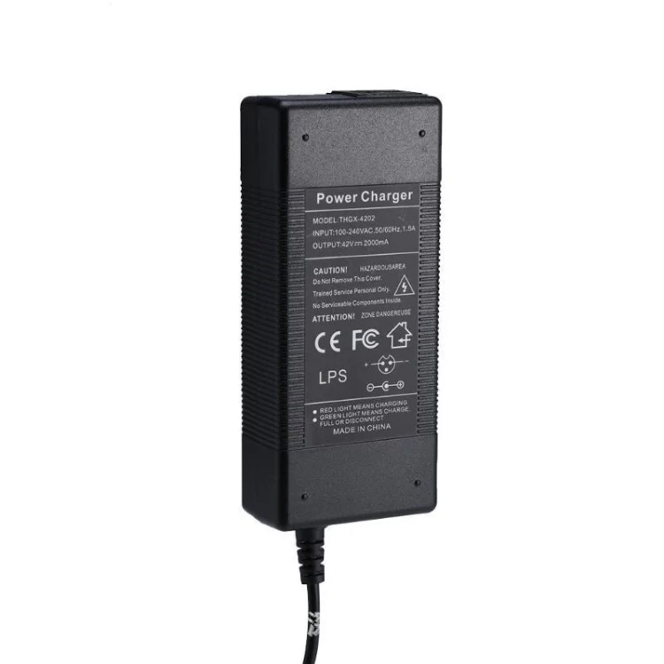 THGX-4202 42V / 2A DC 5.5mm Charging Port Universal Electric Scooter Power Adapter Lithium Battery Charger for Xiaomi Mijia M365 & Ninebot ES2 / ES4, EU Plug - Image 5