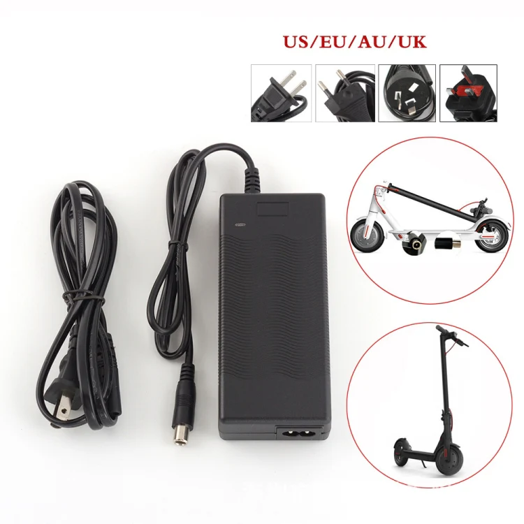 THGX-4202 42V / 2A DC 5.5mm Charging Port Universal Electric Scooter Power Adapter Lithium Battery Charger for Xiaomi Mijia M365 & Ninebot ES2 / ES4, US Plug - Image 6