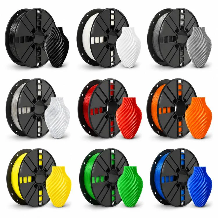 TPU 95A Flexible 3D Printer Filament 1.75mm 1kg Spool High Elasticity 3D Printing Material(White) - Image 2