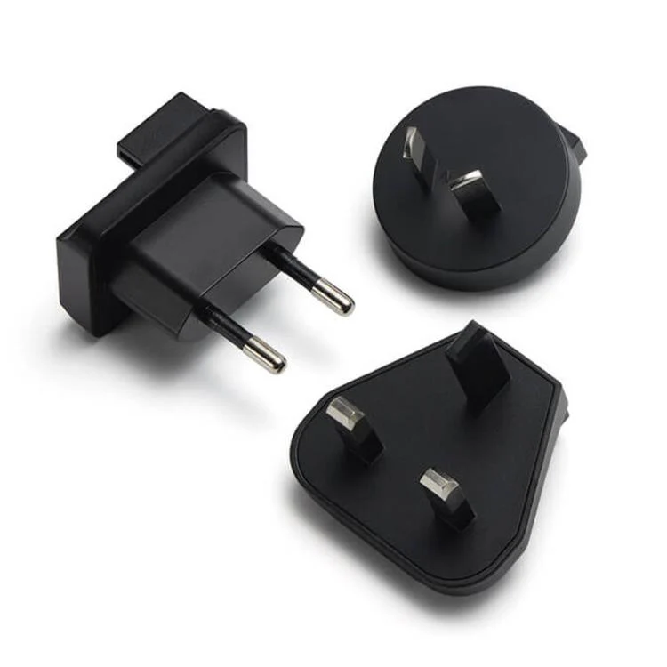Travel Plug Adapter Kit For DJI Power 140W GaN Charger Interchangeable EU UK AU Wall Plugs