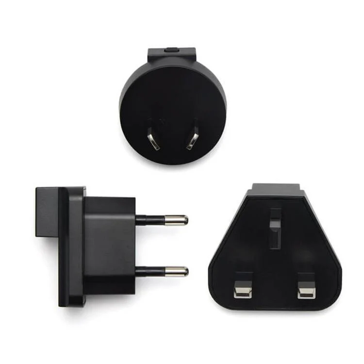 Travel Plug Adapter Kit For DJI Power 140W GaN Charger Interchangeable EU UK AU Wall Plugs - Image 2