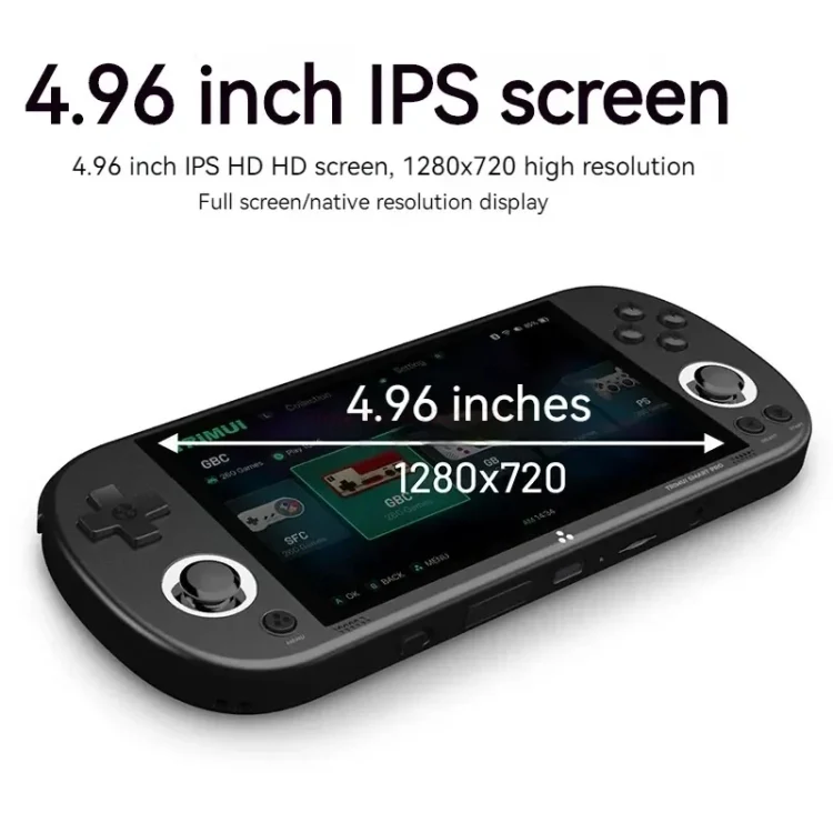 Trimui Smart Pro 4.96 Inch IPS Screen Handheld Game Console Open Source Linux System 64G(Grey) - Image 5