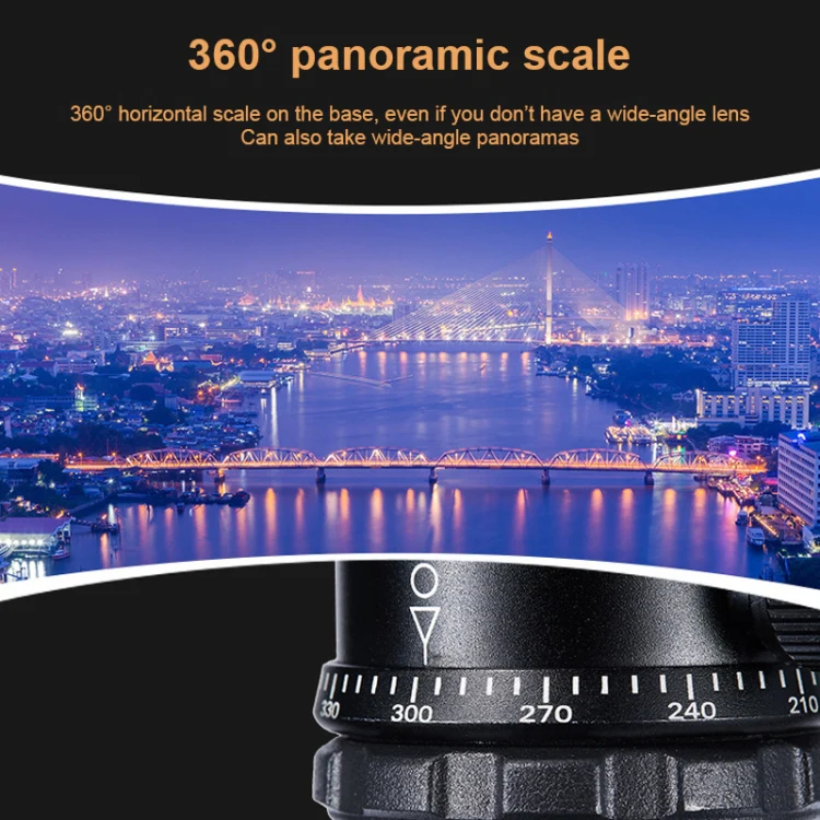 TRIOPO Oubao A-208S Adjustable Portable Aluminum Alloy Tripod with Ball Head for SLR Camera - Image 11