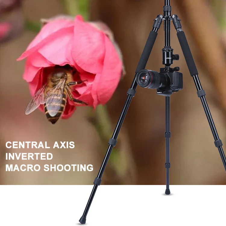 TRIOPO Oubao A-608S  Adjustable Portable  Aluminum Alloy Tripod with Ball Head for SLR Camera - Image 11