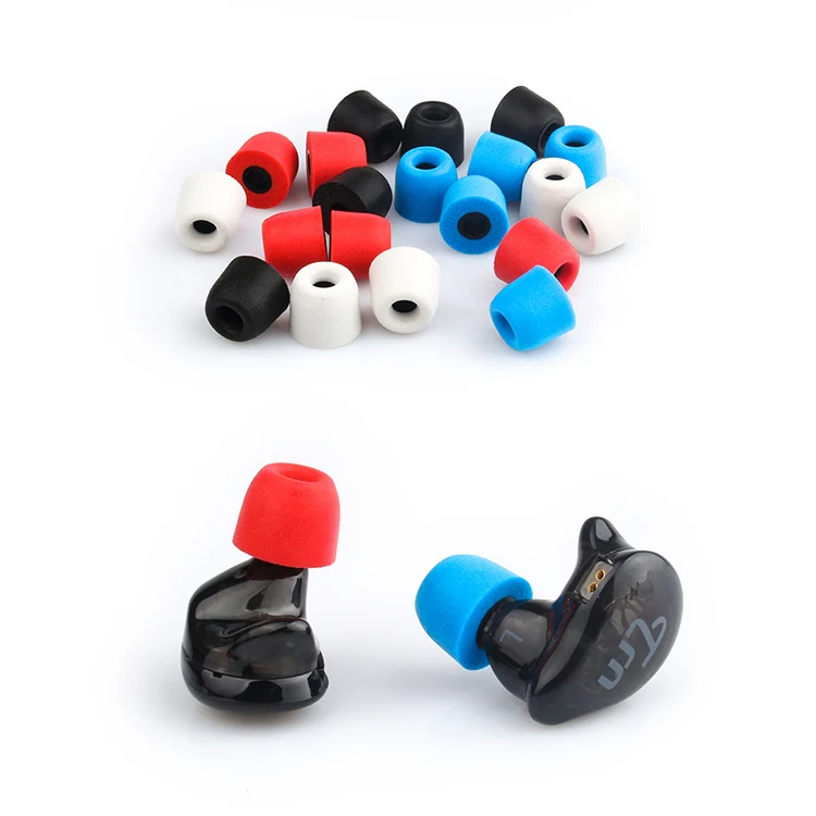 TRN Earphone Silicone Memory Foam Earplug(Grey) - Image 4