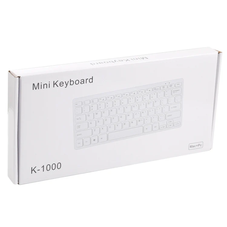 TT-A01 Ultra-thin Design Mini Wired Keyboard, French Version (Black) - Image 6