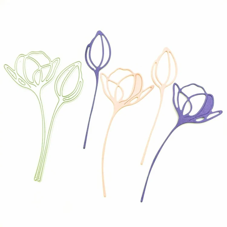 Tulip Petals Handicraft Embossing Cutting Die - Image 3