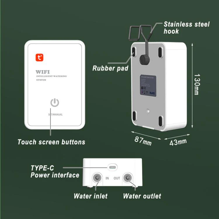 Tuya-Compatible WiFi Smart Automatic Drip Irrigation System with Dual Pump Supports Up to 16 Pots Drip Arrow Version - Image 9