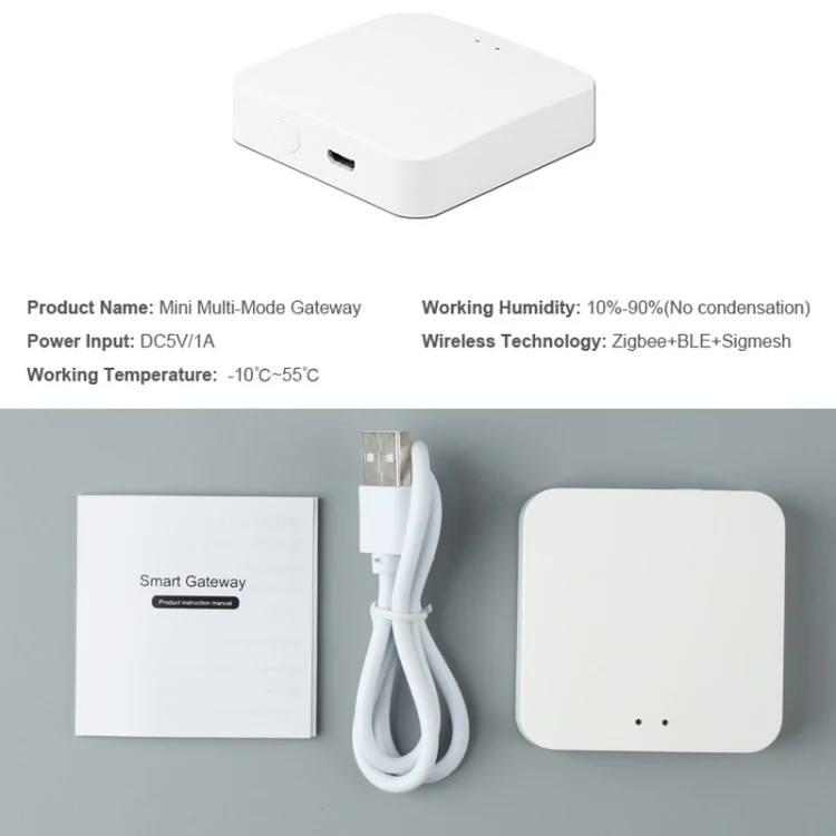 Tuya Intelligent Wireless Gateway Bluetooth Mesh+Zigbee Multimode Network Remote Control Full House Smart Device - Image 9